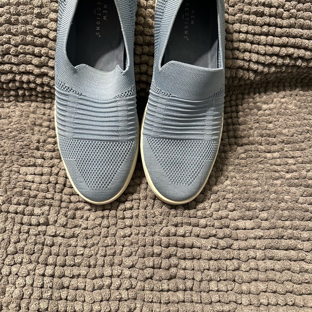 Women's Slip-On Sneakers - Blue